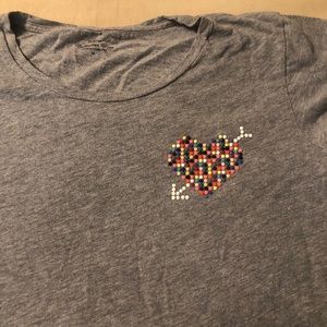 J crew heart T-shirt!